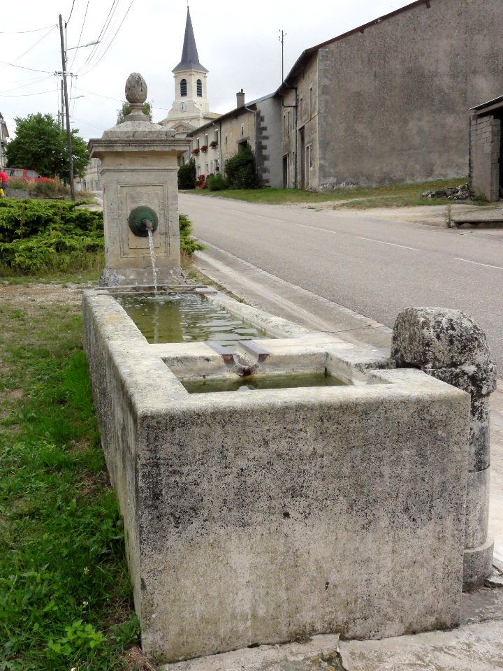 Méligny-le-Petit (Meuse) fontaine D
