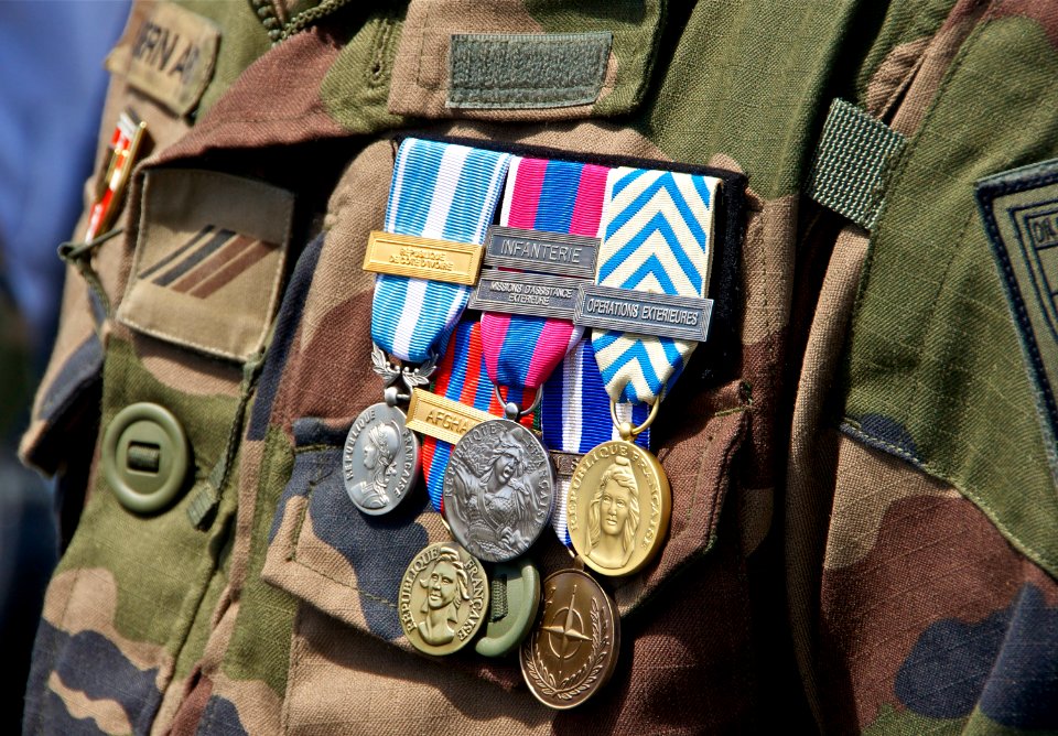 Médailles caporal chef 1er rgt d'infanterie