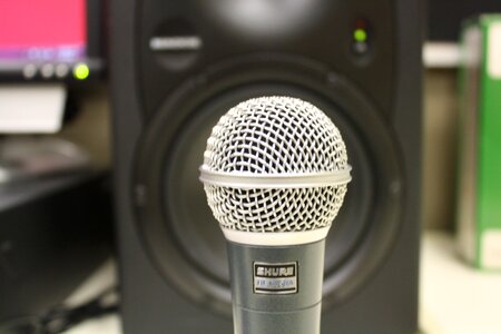 Microphone speaker music photo