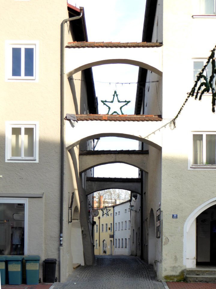 Mühldorf am Inn, Huterergasse, Schwibbogen, 2