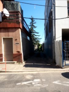 Lyon 8e - Impasse Patay - Depuis la rue Audibert et Lavirotte