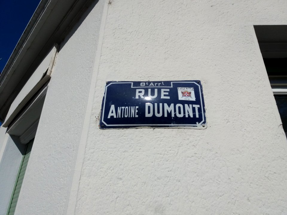 Lyon 8e - Rue Antoine Dumont - Plaque