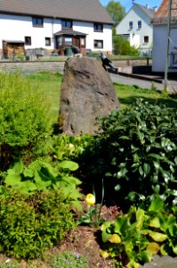 Mörlen, Stein mit Vögeln (1)
