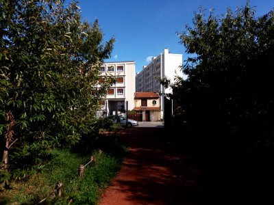 Lyon 8e - Route de Vienne - Parc du Clos Layat, sortie