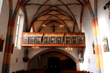 Mörtschach - Kirche - Blick zur Orgelempore