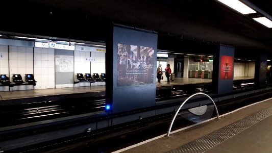 Lyon 8e - Métro D - Station Monplaisir - Lumière