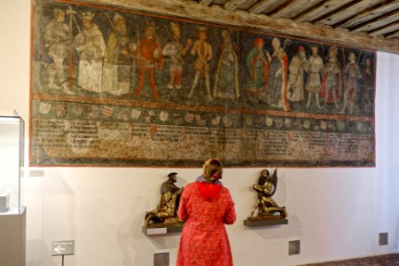 München BNM - Reihe der bayerischen Herzöge Wandfresken aus dem Alten Hof - Nr 05