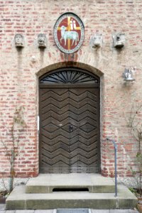 München, Pfarramt Stephanus, Eingang, 1