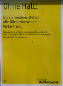 München, Covid-2019, Bücherbus, 1