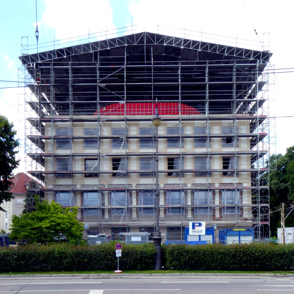 München, Amerikahaus, Sanierung 2017, 1