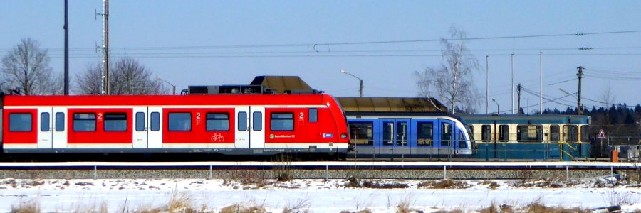 München, Neuperlach Süd, ET 423 u U-Bahnen, 1