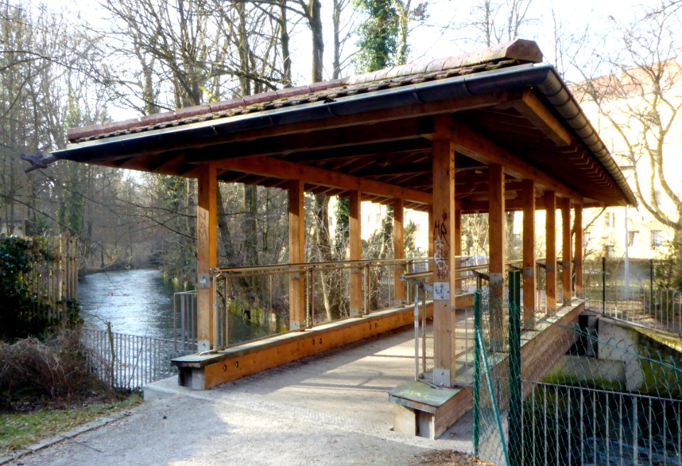 München, Auer Mühlbach, Brücke Scharfzantweg, 1