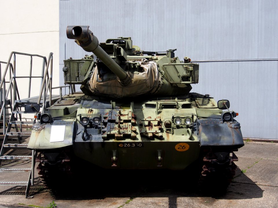 M 41 DK-1 Walker Bulldog Light Tank in Aalborg Forsvars- og Garnisonsmuseum, pic1
