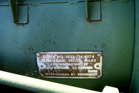M114 155 mm howitzer (M1A2) - Faxon Veterans Memorial Park - Stoughton, Massachusetts - DSC01808