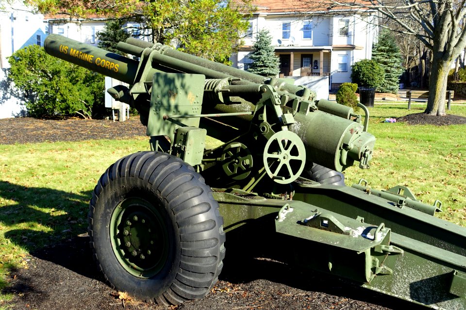 M114 155 mm howitzer (M1A2) - Faxon Veterans Memorial Park - Stoughton, Massachusetts - DSC01804