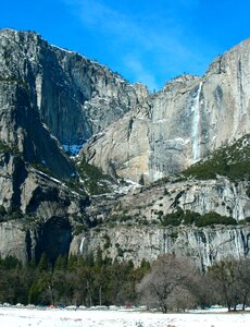 Snowmelt water spray
