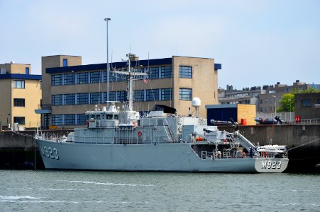 M 923 in Zeebrugge
