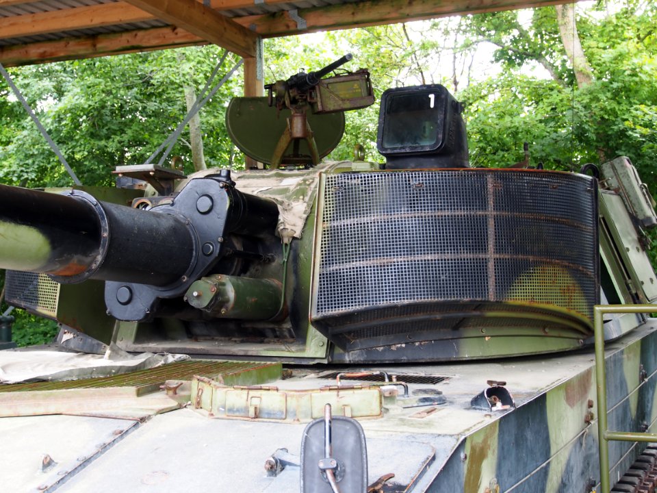 M109 close-up of turret, photographed at the Aalborg Forsvars- og Garnisonsmuseum
