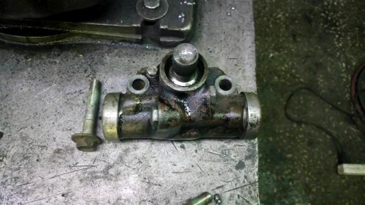 M-21I rear shock absorber dismantled for maintenance