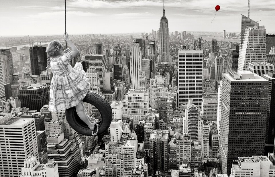 Empire state building skyscraper city