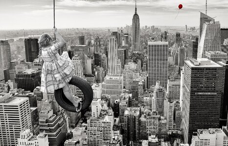 Empire state building skyscraper city