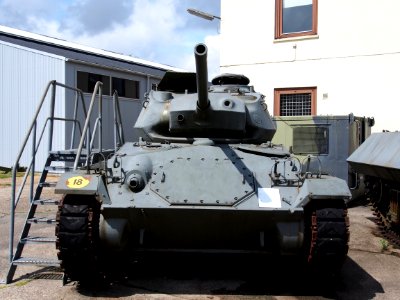 M-24 Chaffee Light Tank, photographed at the Aalborg Forsvars- og Garnisonsmuseum