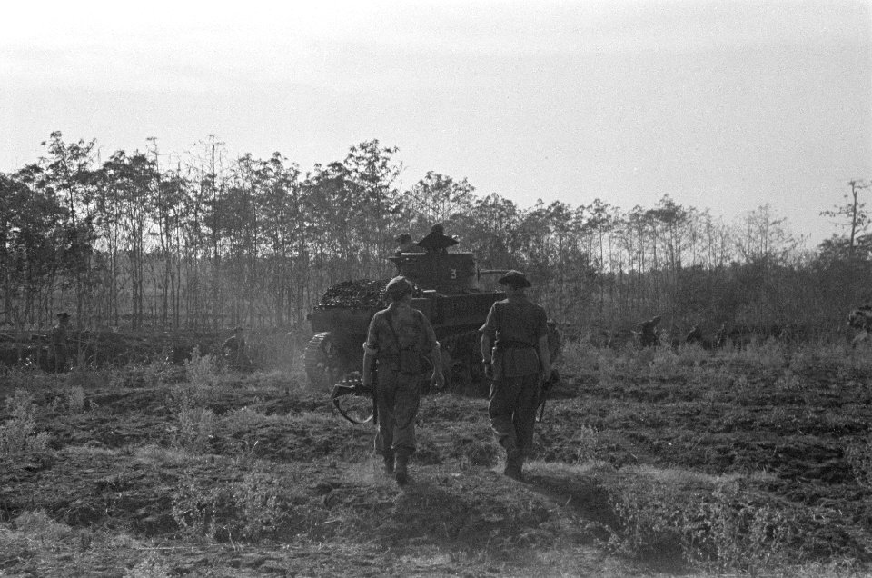 M3A1 Stuart tank Atlas e eskadron Vechtwagens KNIL, Bestanddeelnr 44-3-5