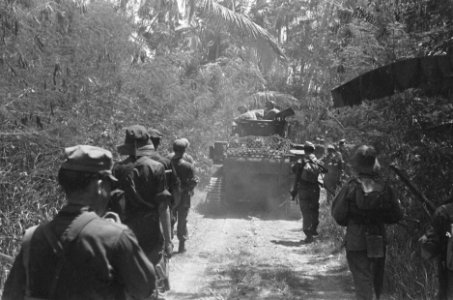 M3A1 Stuart tank Atlas e eskadron Vechtwagens KNIL, Bestanddeelnr 46-2-2