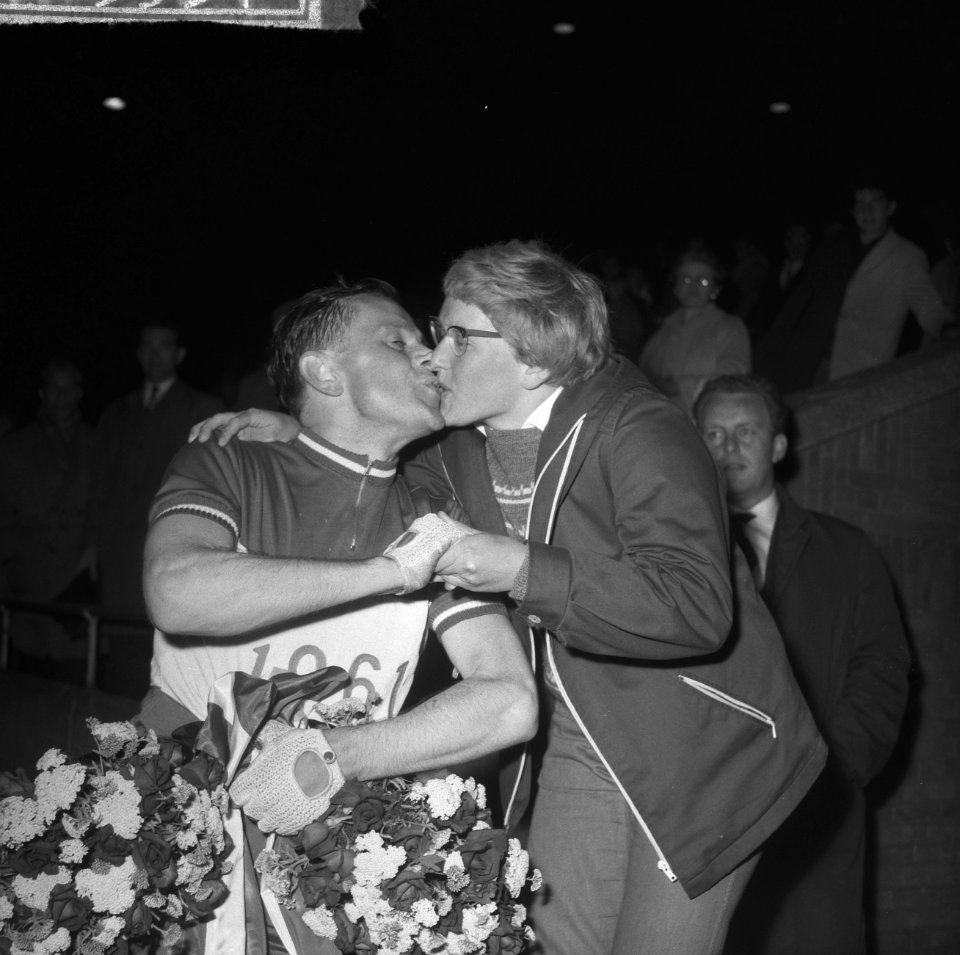 M Wierstra en Fanny Blankers-Koen, Bestanddeelnr 912-5954