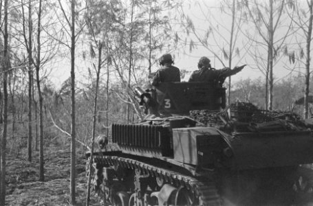 M3A1 Stuart tank Atlas e eskadron Vechtwagens KNIL, Bestanddeelnr 44-3-2