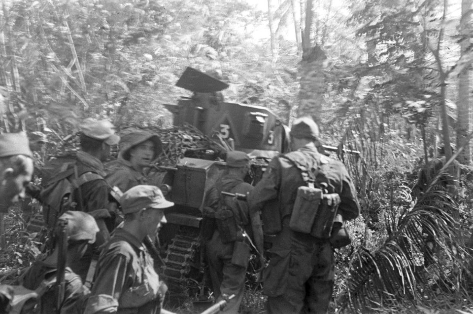 M3A1 Stuart tank Atlas e eskadron Vechtwagens KNIL, Bestanddeelnr 44-4-4