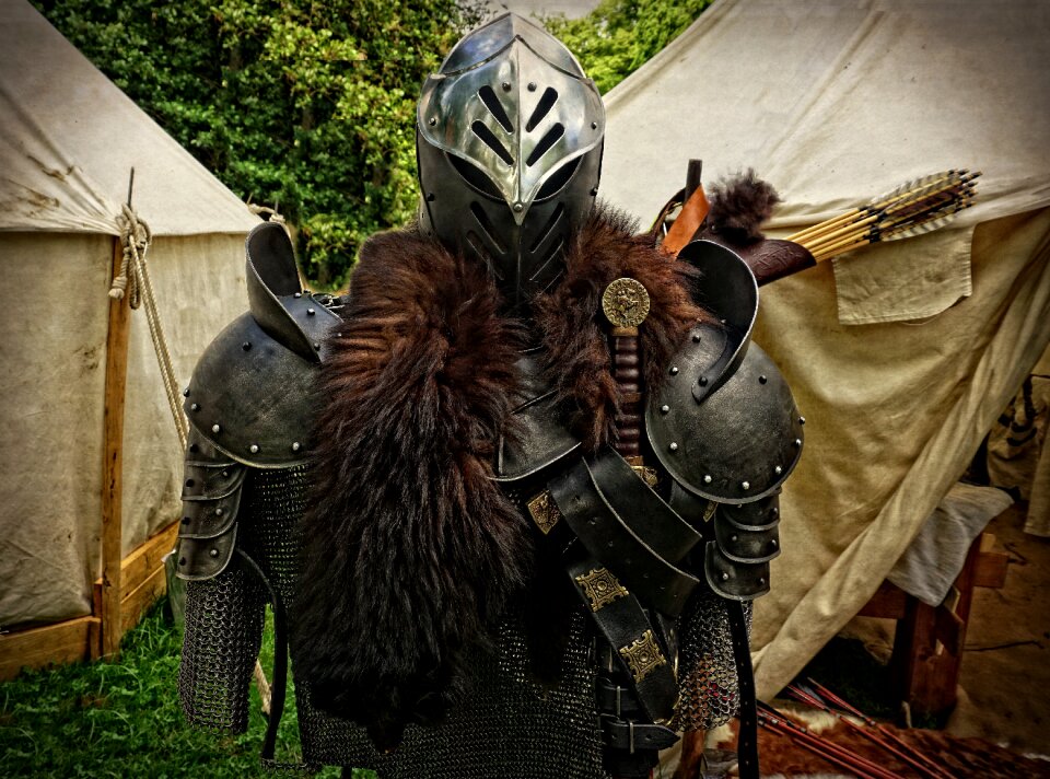 Metal harnisch armor knight