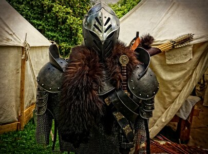 Metal harnisch armor knight photo
