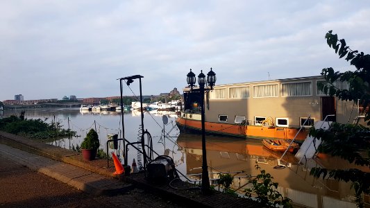 Maas-hoogwater in Maastricht (11) photo