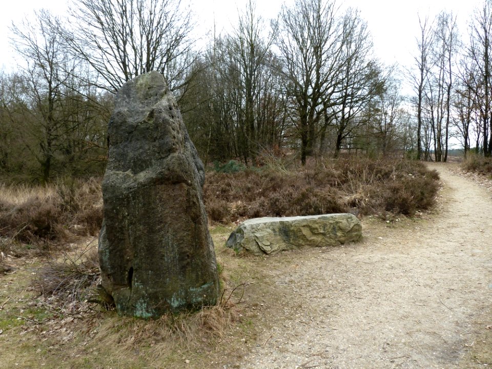 Maasmechelen-Menhir Mechelse Heide (3)