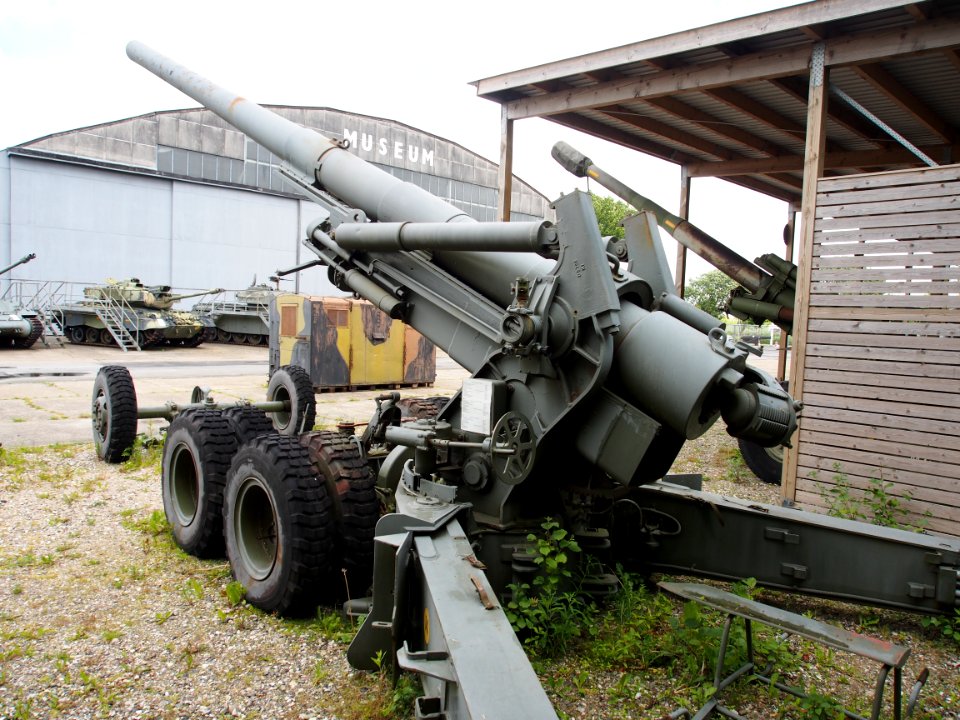 M52 155mm Canon No 44428 in Aalborg Forsvars- og Garnisonsmuseum, pic2