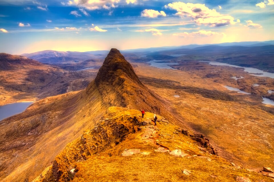 Tourism peak mountains