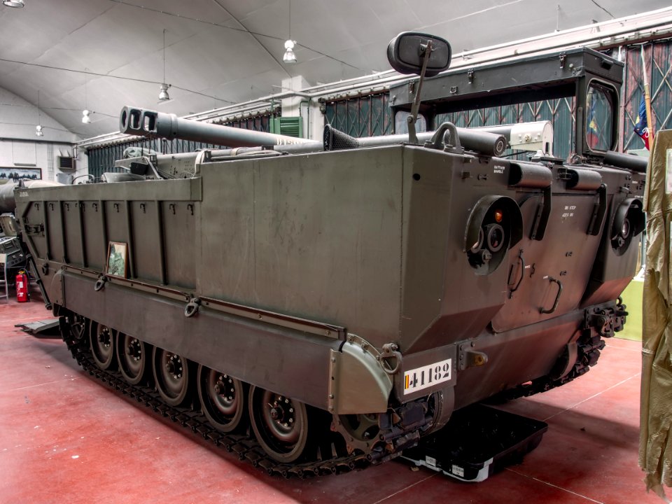 M752 self-propelled launcher, Gunfire museum Brasschaat pic5