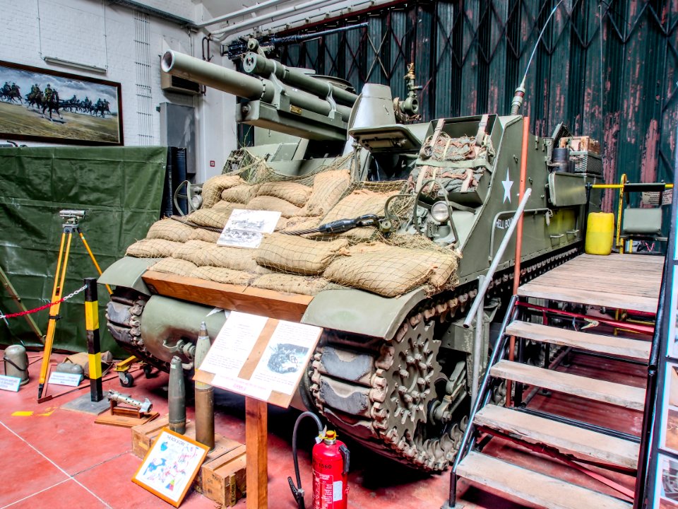 M7 Priest 105mm houwitser, Gunfire museum Brasschaat