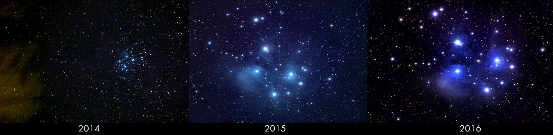 M45, The Pleiades (Seven Sisters) 2014 2015 2016 photo
