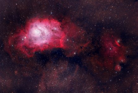 M8 Lagoon Nebula and NGC6559