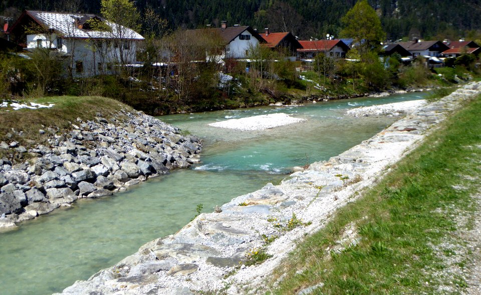 Mündung Partnach→Loisach, 1