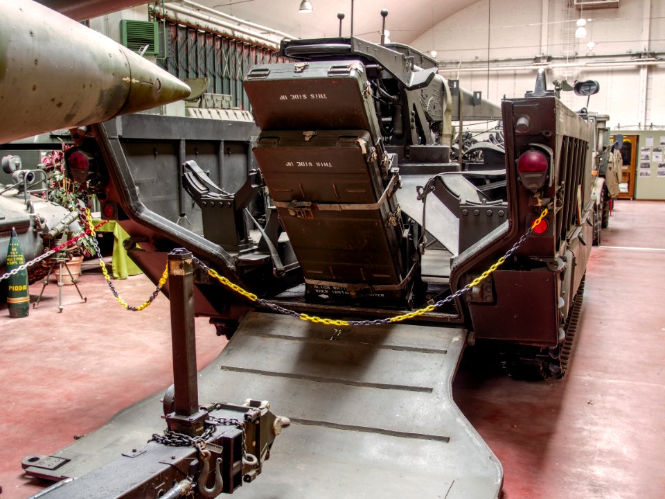 M752 self-propelled launcher, Gunfire museum Brasschaat pic3