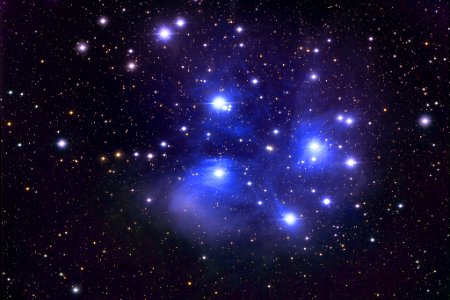 M45 The Pleiades Seven Sisters photo