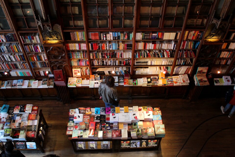 Library antiquariat book