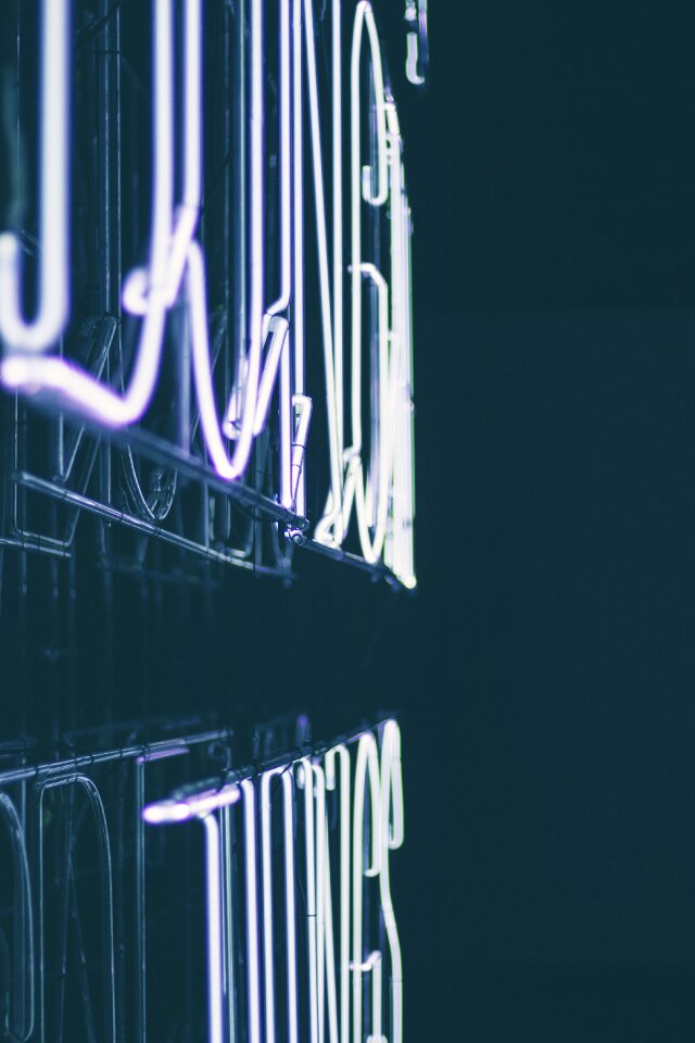 Illuminated lights sign