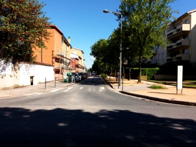 Lyon 5e - Rue Pauline Marie Jaricot, depuis la rue Roger Radisson