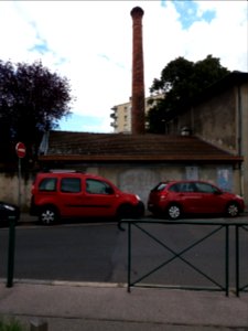 Lyon 5e - Rue de la Favorite - École Ferdinand Buisson, cheminée