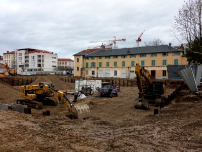 Lyon 8e - Route de Vienne, ancienne clinique Saint-Vincent-de-Paul, travaux de reconversion (09)