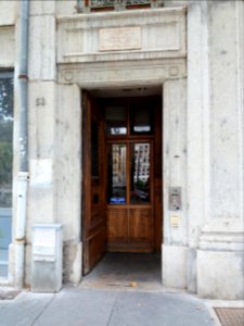 Lyon 5e - Quai Pierre Scize - Porte au numéro 53